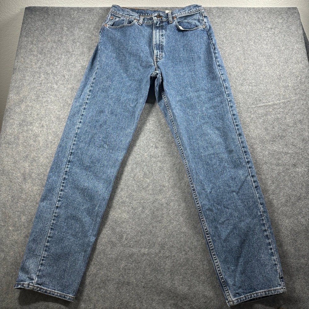 Levi's 650 Jeans 32 Blue Relaxed Tapered Vintage 90s USA Made Altered